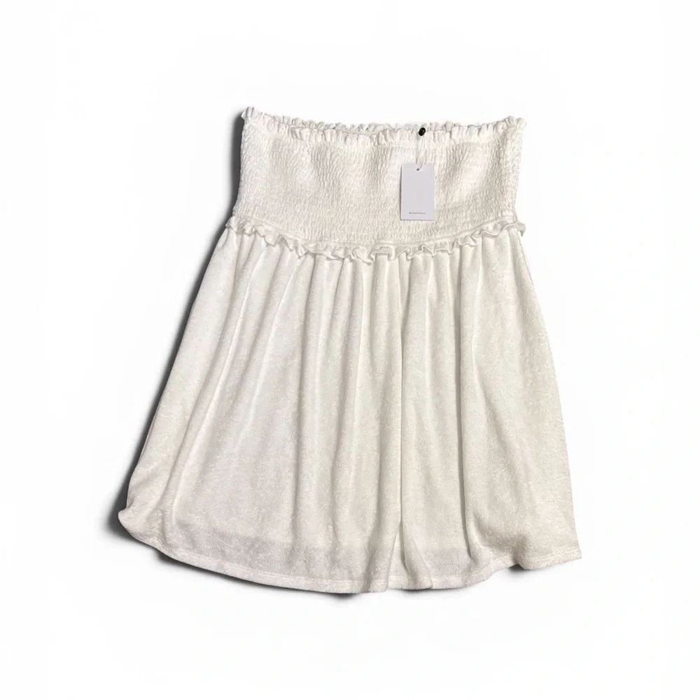 NWT- Lovers & Friends White Strapless NIKKI MINI DRESS Size: XL